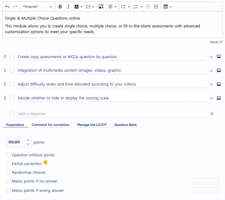 Générateur de questions